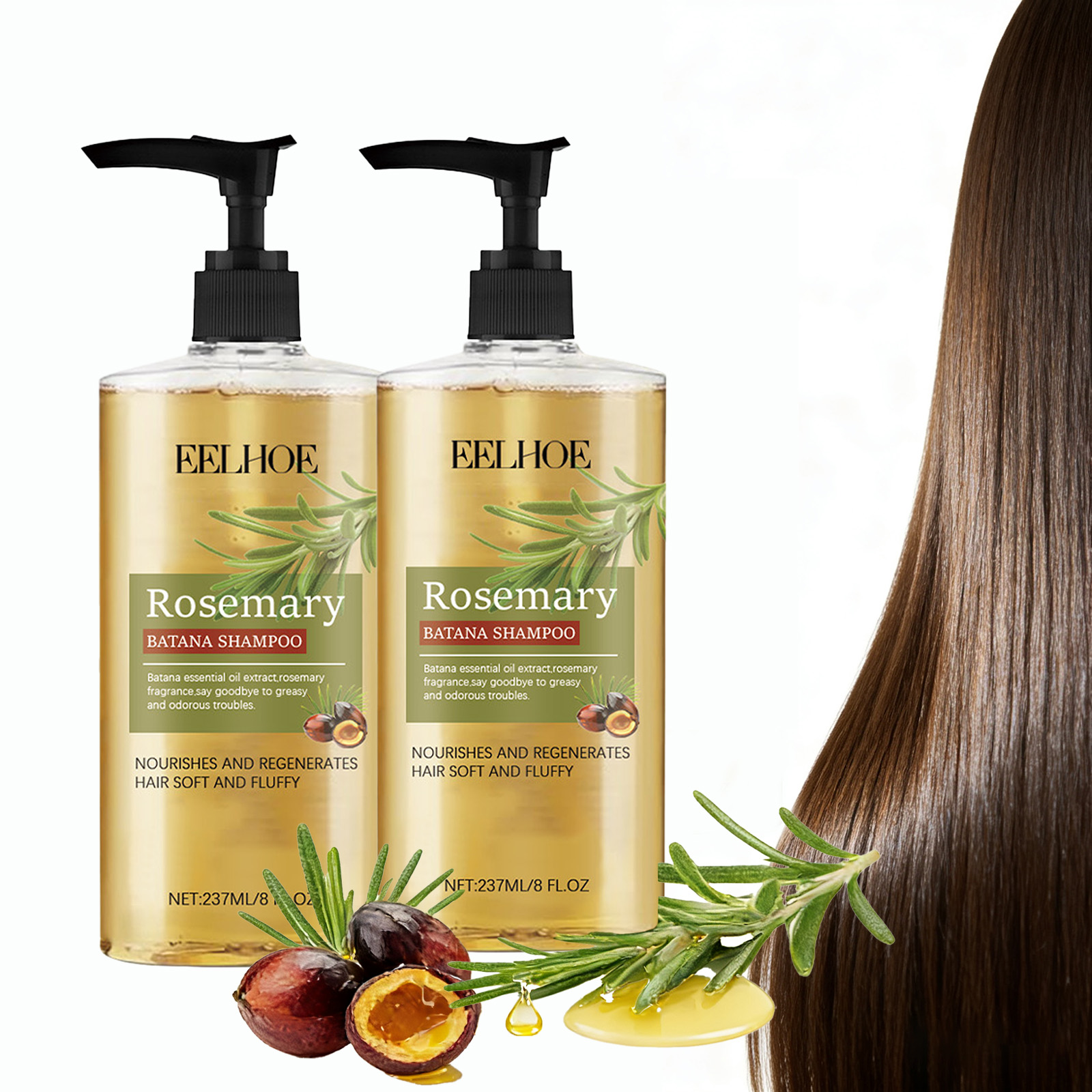 Hair Care Basic - バタナ ローズマリー エッセンシャルオイル シャンプー 薄毛・抜け毛対策 育毛シャンプー