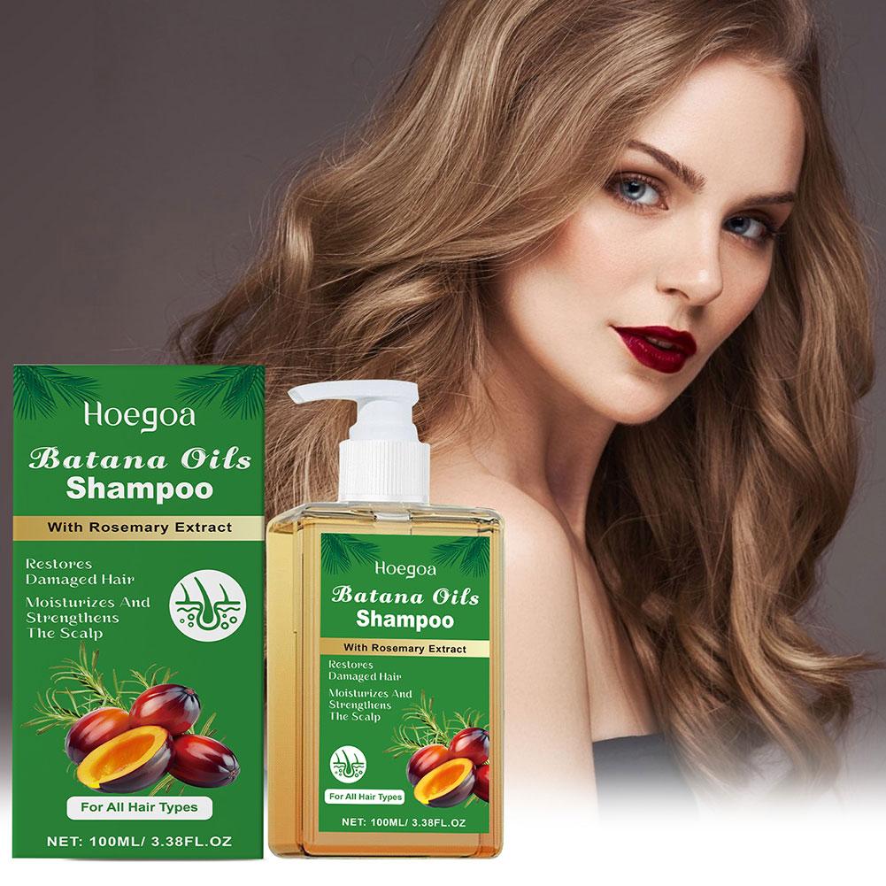 Rosemary Hair Oil - バタナオイル＆ローズマリーシャンプー、100ML バタナシャンプー（ローズマリーエキス配合）、栄養ヘアケア＆育毛 - ソフトでふわふわ