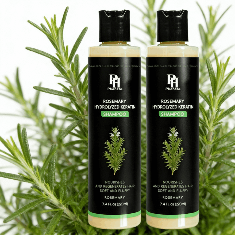 Rosemary Hair Oil - 1/2 個ローズマリーヘアシャンプー ボリュームアップと増毛効果 強化とオイルコントロール 髪に栄養を与え、修復します ヘアオイルでボリュームを追加します