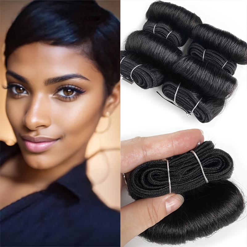 Hair Care Indian - 10A 生毛 インド産 ボリュームのある巻き毛束 100% バージン人毛束