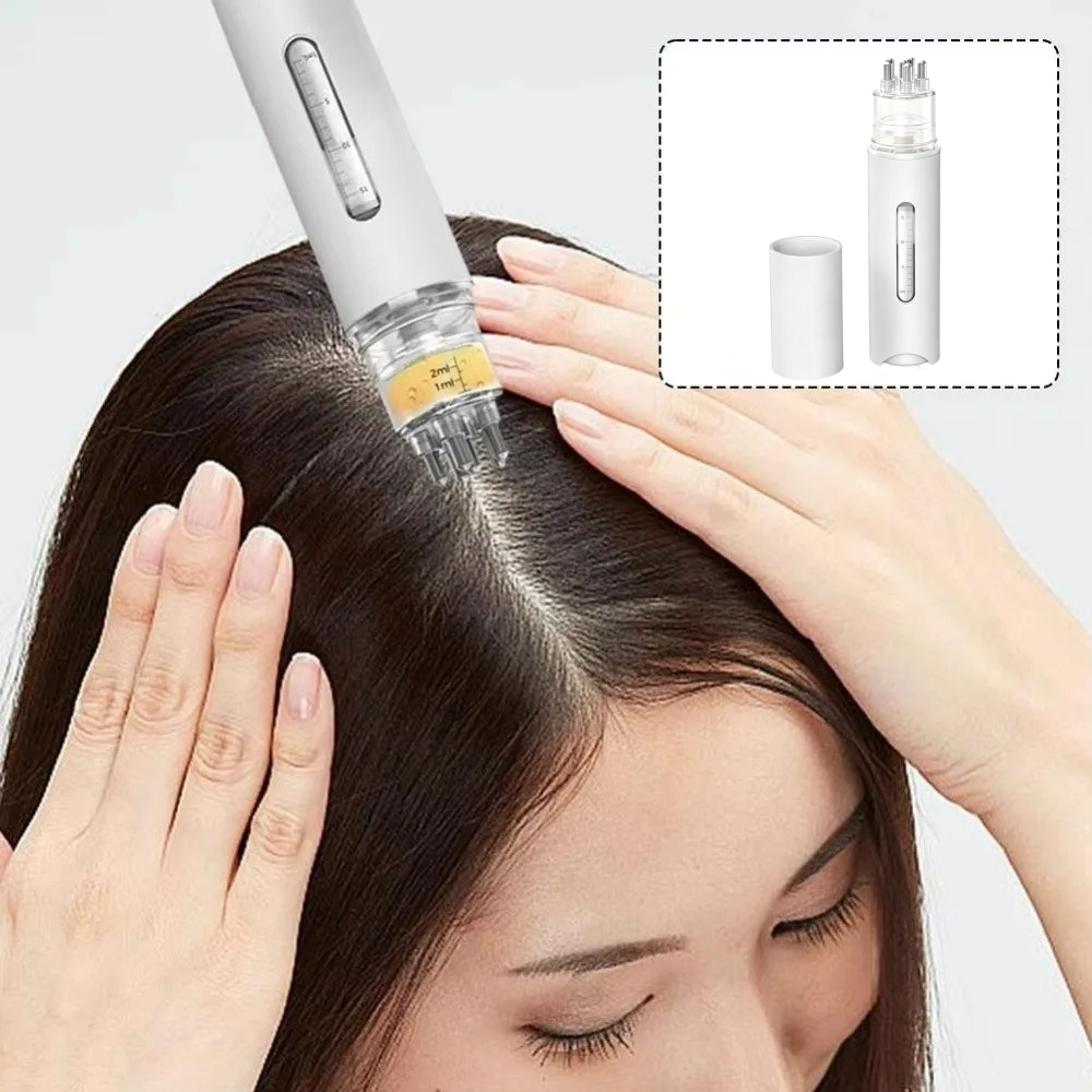 Hair Care Guide - ヘアオイルアプリケーター頭皮マッサージコーム液体導入ミニコームエッセンシャルオイルディスペンサー抜け毛防止頭皮ケアコーム