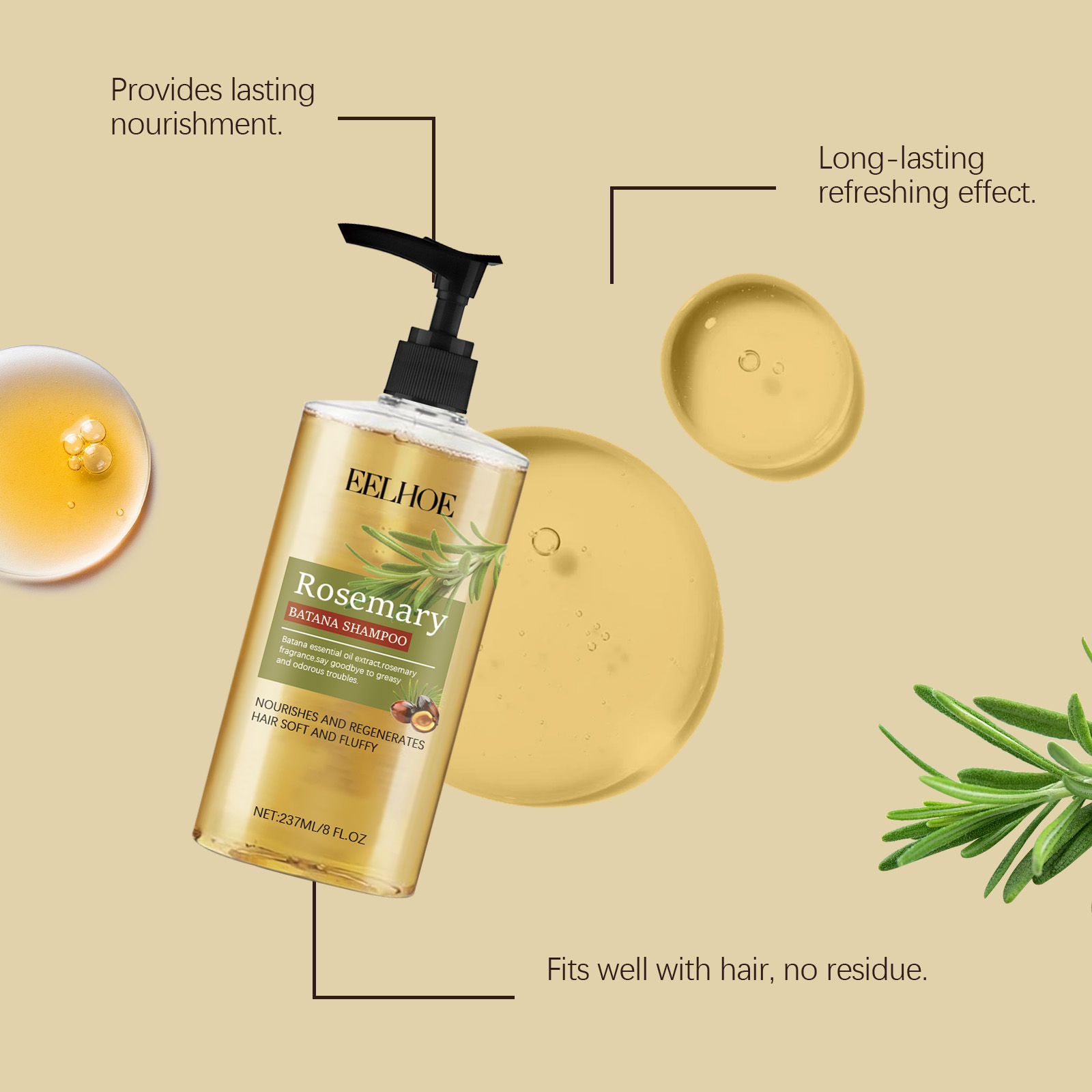 バタナ ローズマリー エッセンシャルオイル シャンプー 薄毛 - Hair Care Basic のレビューと価格