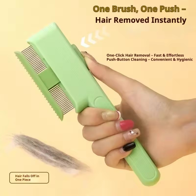 ペット用セルフクリーニングデマッティングコーム、犬猫用毛取り - Hair Care Is Self Care のレビューと価格