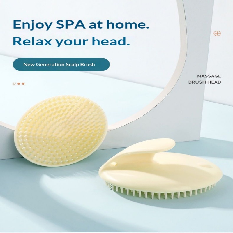 ソフトシリコン製スカルプマッサージャー シャンプーブラシ ウ - Hair Care Salon のレビューと価格