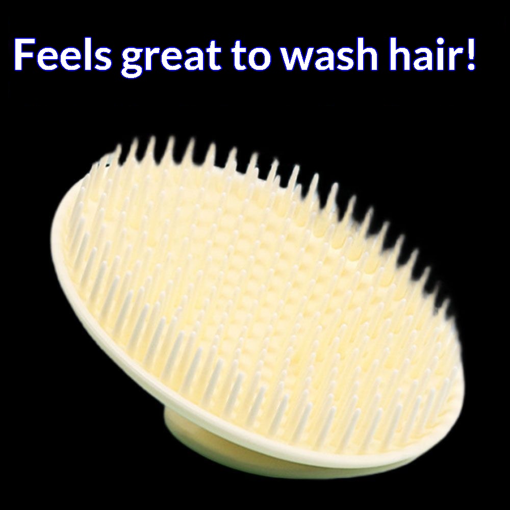 ソフトシリコン製スカルプマッサージャー シャンプーブラシ ウ - Hair Care Salon のレビューと価格