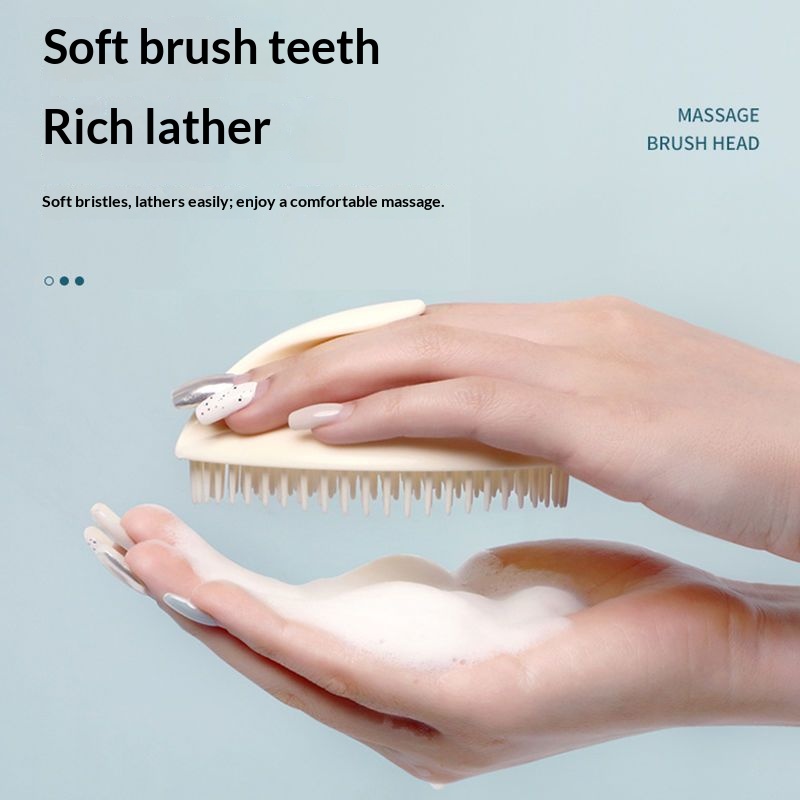 ソフトシリコン製スカルプマッサージャー シャンプーブラシ ウ - Hair Care Salon のレビューと価格