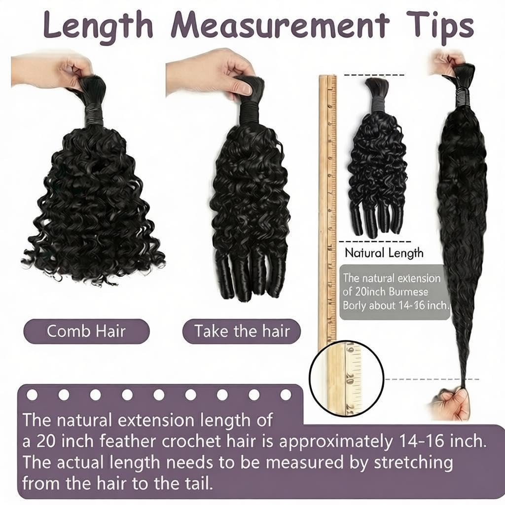 ボヘミアンブレイズ用の人毛編み込みヘア、ビルマカーリーバンド - Hair Care Indian のレビューと価格