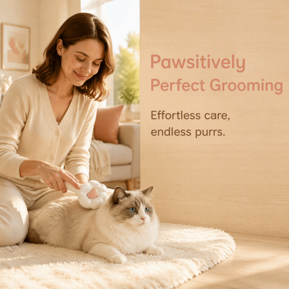 優しいセルフクリーニング機能付き猫用スリッカーブラシ 安全な - Hair Care Is Self Care のレビューと価格