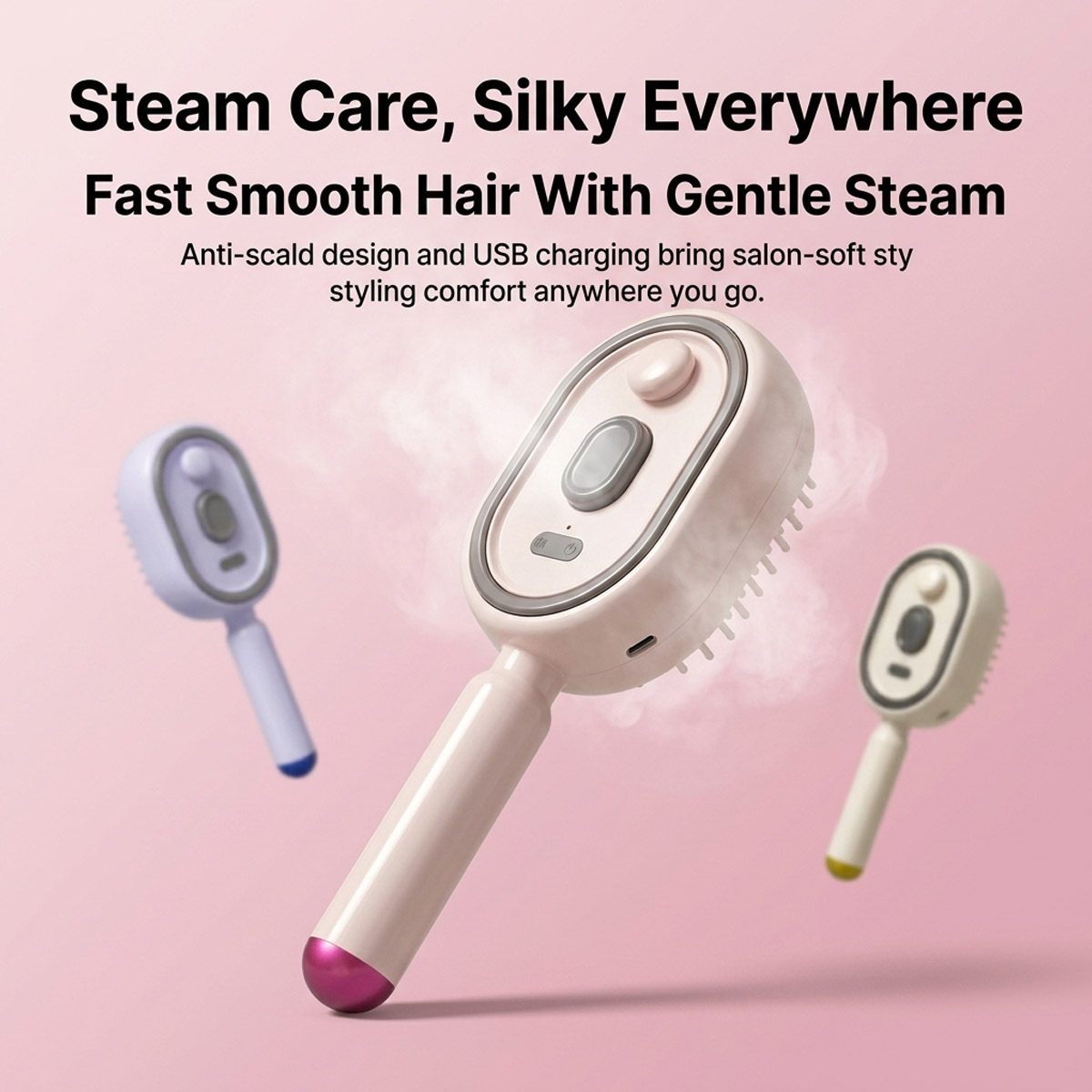 電動セルフクリーニングヘアコーム エアクッションスプレー エ - Hair Care Is Self Care のレビューと価格