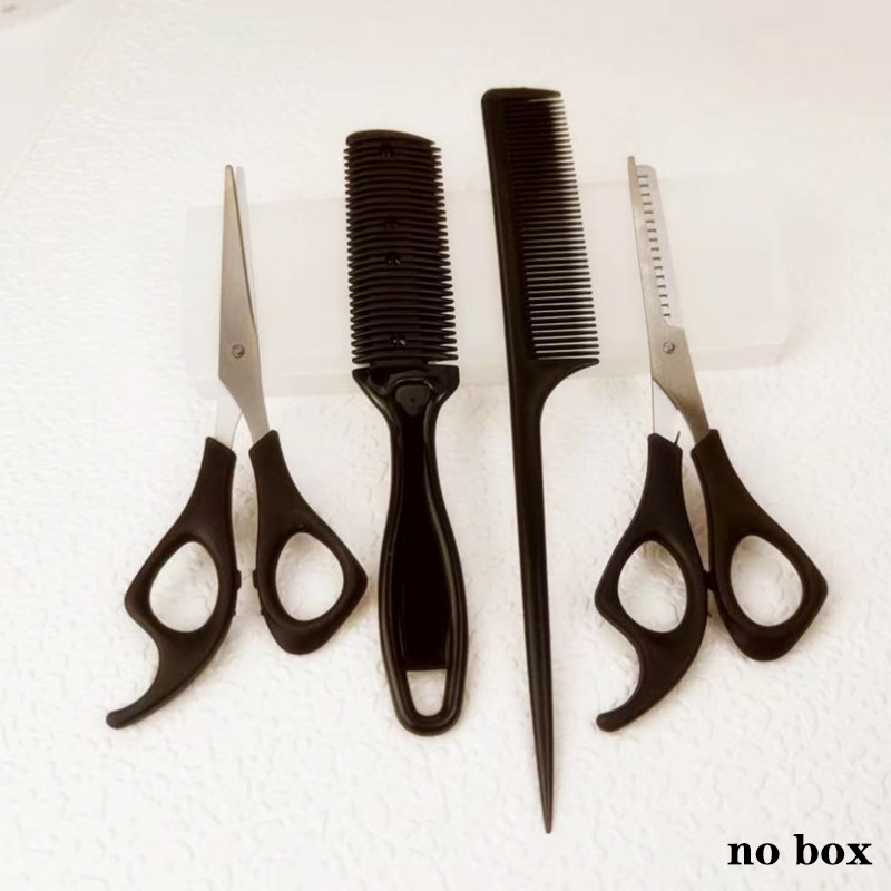 新しい【4PCSヘアハサミ理髪用ハサミ薄毛カット用ハサミヘア - Hair Care Guide のレビューと価格