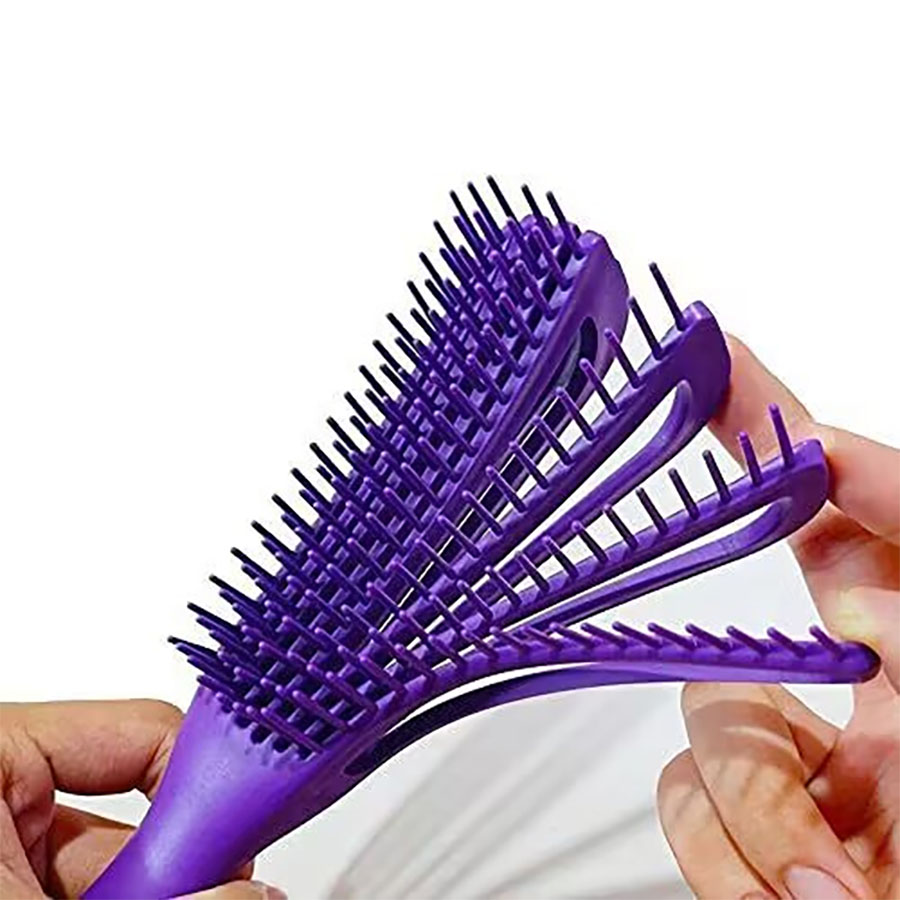 中空8歯タコ型頭皮マッサージコーム、髪の根元を引き上げ、静電 - Hair Care Guide のレビューと価格