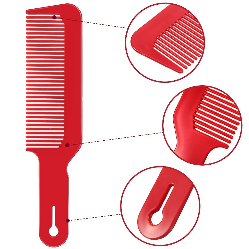 プロ用バーバーコーム、幅広歯デザイン、軽量スタイリングツール - Hair Care In Salon のレビューと価格