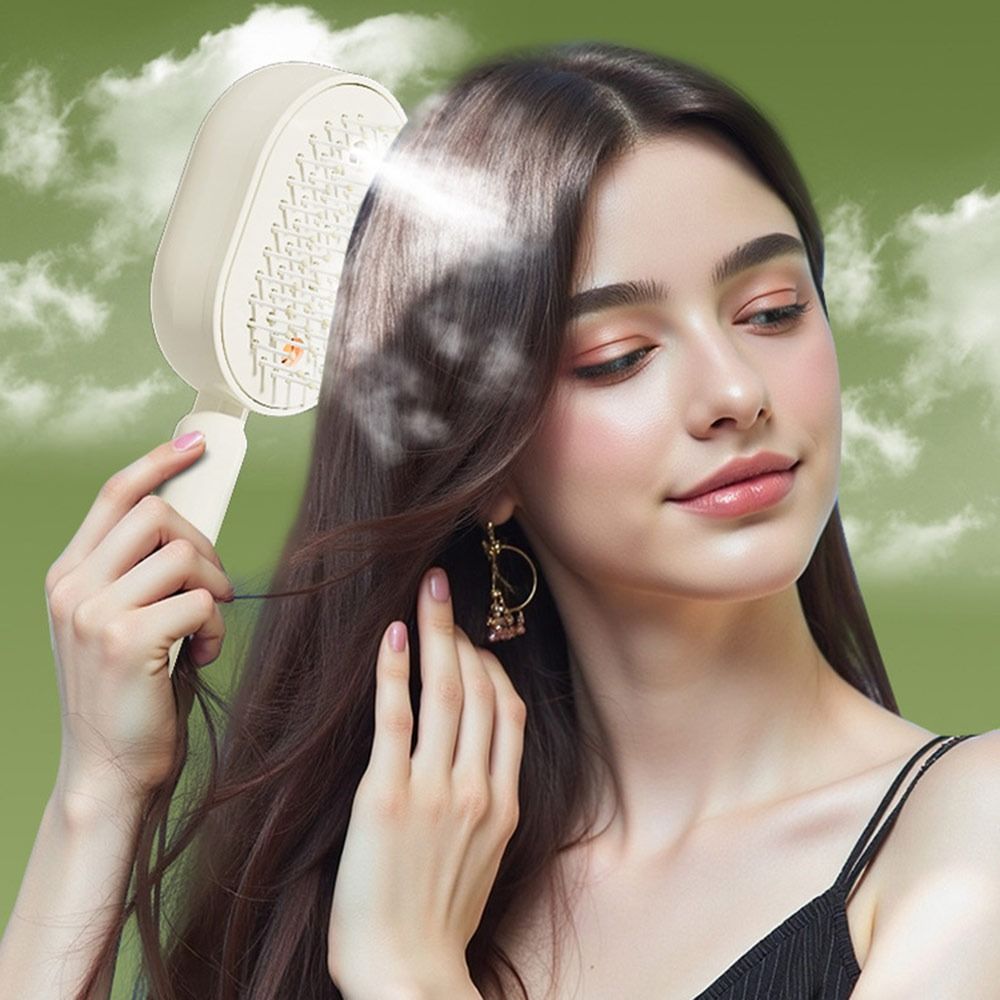 新しい電気ヘアケアスプレーマッサージコーム帯電防止セルフクリ - Hair Care Is Self Care のレビューと価格