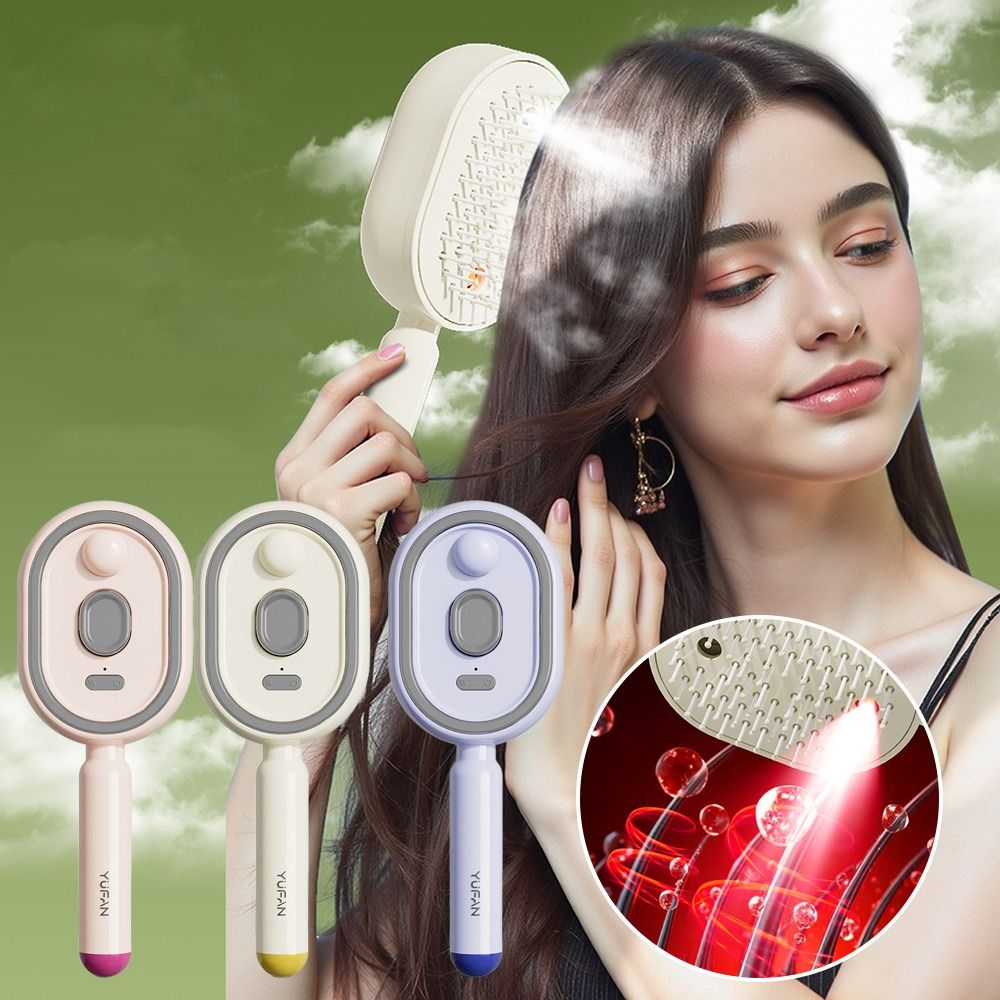 新しい電気ヘアケアスプレーマッサージコーム帯電防止セルフクリ - Hair Care Is Self Care のレビューと価格