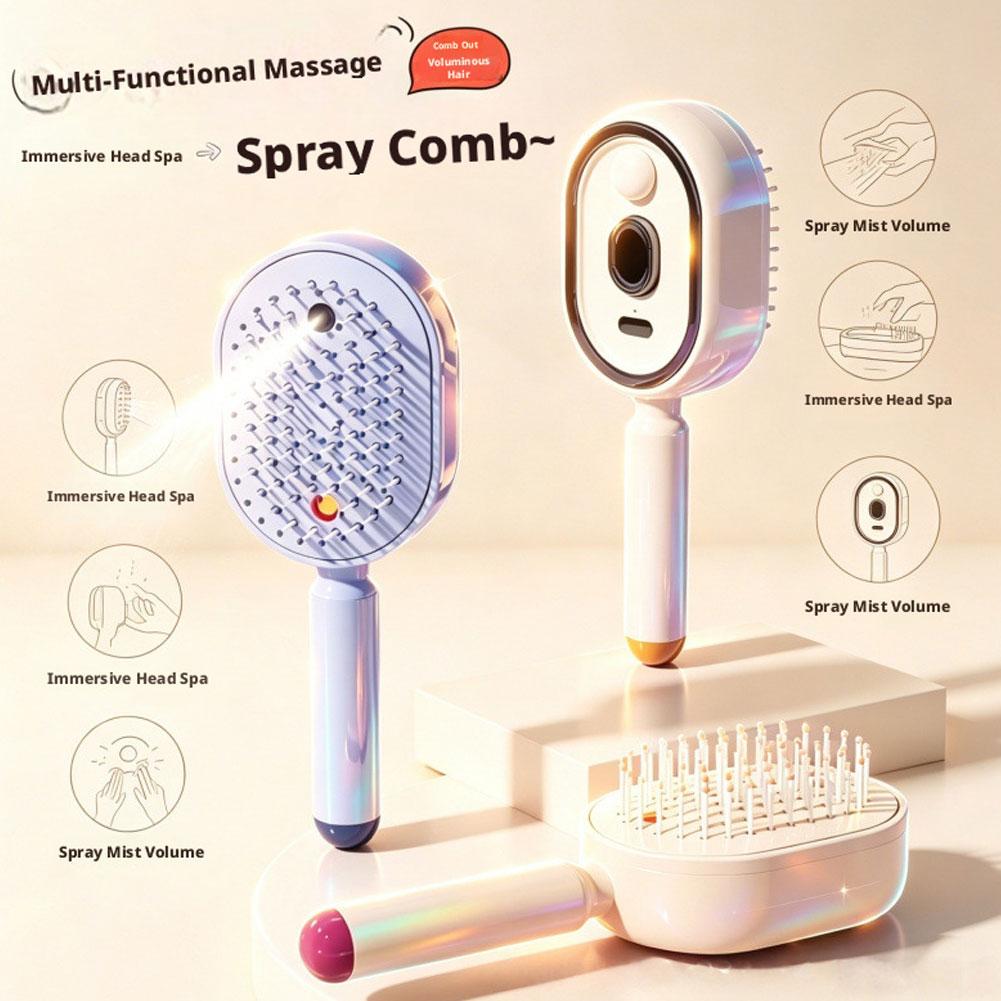 エアバッグマッサージ機能付き電動スプレーコームセット、エッセ - Hair Care Is Self Care のレビューと価格