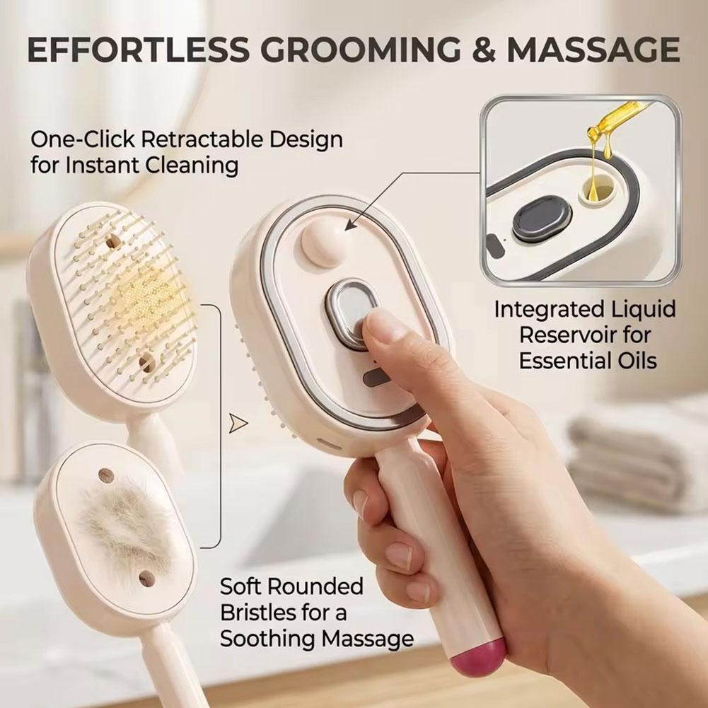 エアバッグマッサージ機能付き電動スプレーコームセット、エッセ - Hair Care Is Self Care のレビューと価格