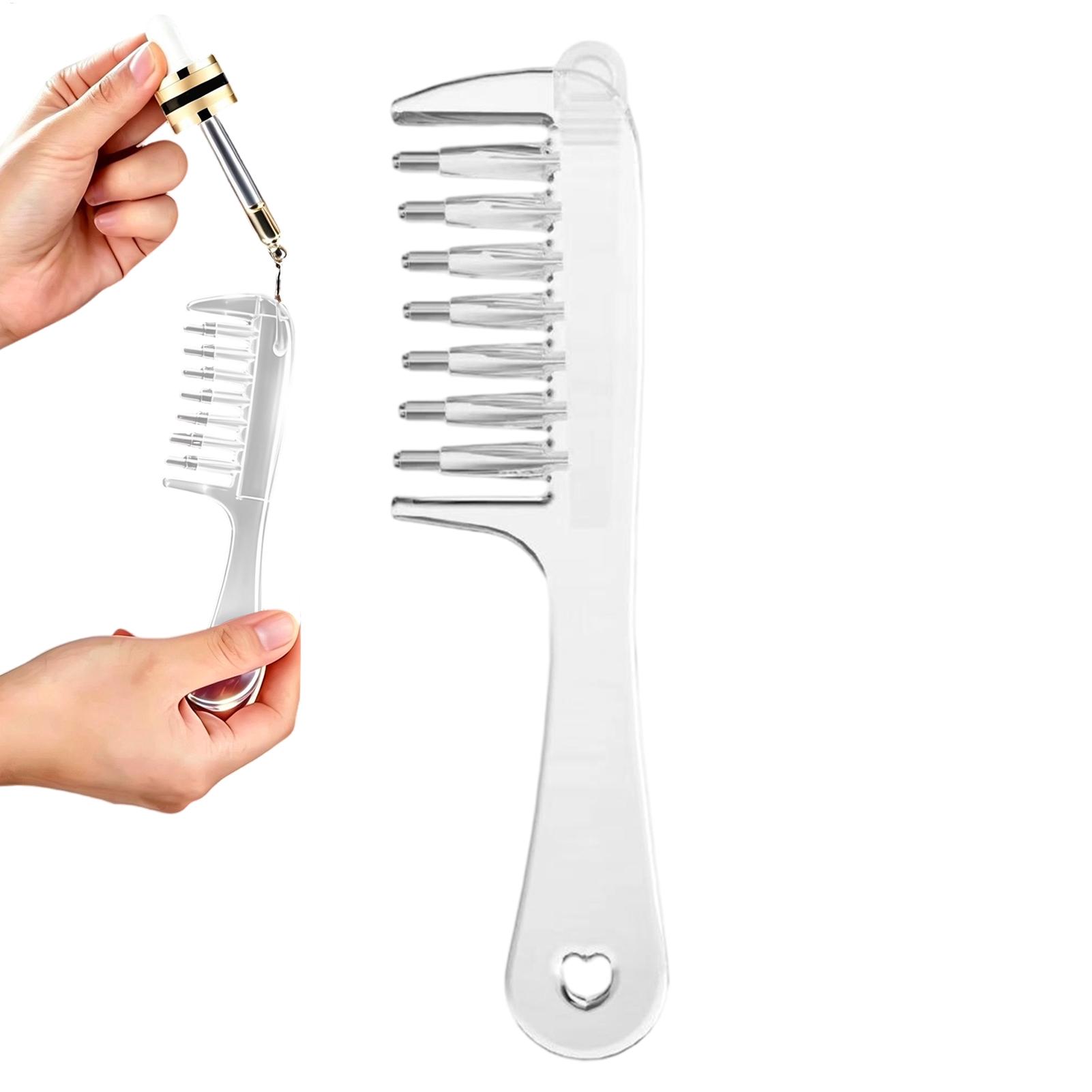 詰め替え可能な頭皮用ヘアオイルアプリケーターコーム、7つの金 - Hair Care In Salon のレビューと価格