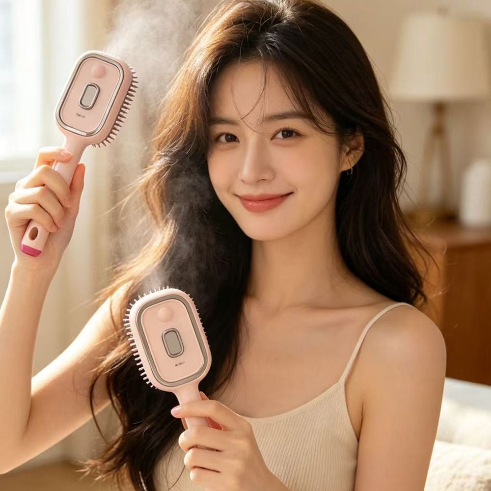 新しい電動ヘアケアスプレーマッサージコーム、静電気防止セルフ - Hair Care Is Self Care のレビューと価格