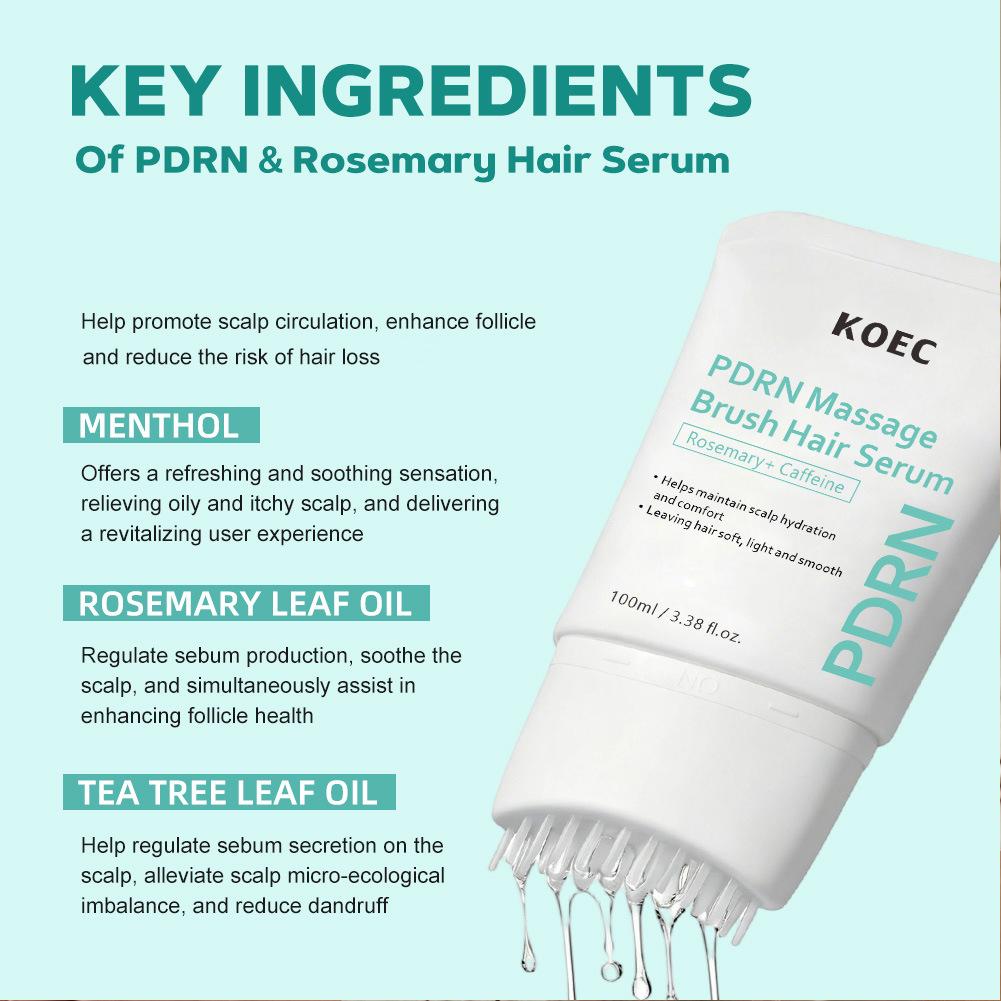 KOEC PDRNローズマリーヘアセラム（マッサージブラシ付 - Rosemary Hair Oil のレビューと価格