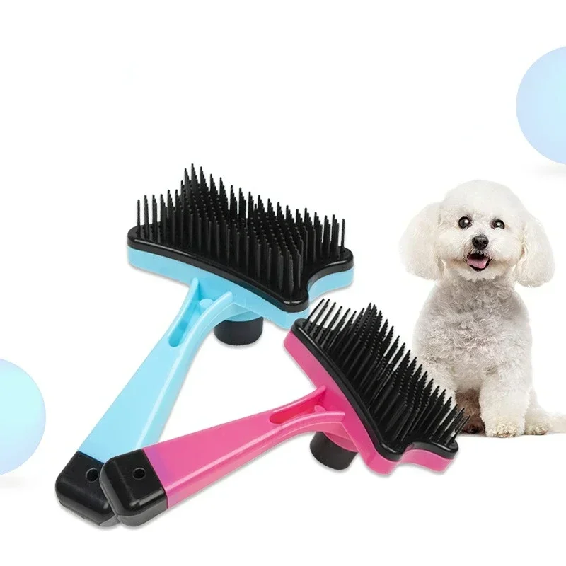 1pc セルフクリーニングペットスリッカーブラシ 簡単な毛除 - Hair Care Is Self Care のレビューと価格