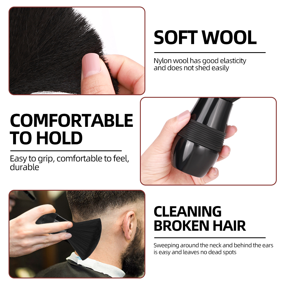 新しいプロフェッショナルソフト毛理髪師ネックダスターブラシ人 - Hair Care Guide のレビューと価格