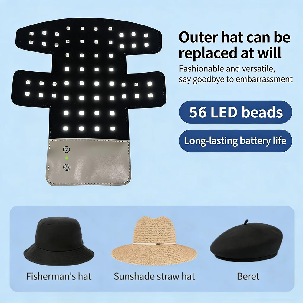 LED育毛ヘルメットキャップ 56個のLEDライトビーズ搭載 - Hair Care Basic のレビューと価格