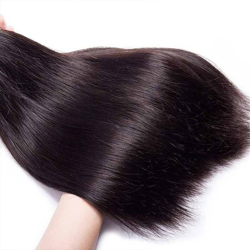 ブラジルの滑らかな自然なヘアエクステンション,バージンヘア, - Hair Care Indian のレビューと価格
